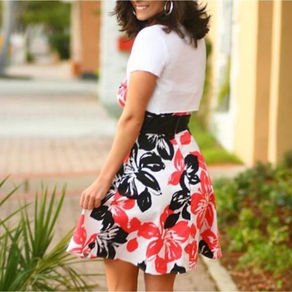 BRAND NEW CATO FIT &FLARE FLORAL SPAGHETTI STRAP DRESS - Picture 15 of 15